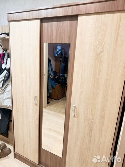 Шкаф купе с зеркалом бу