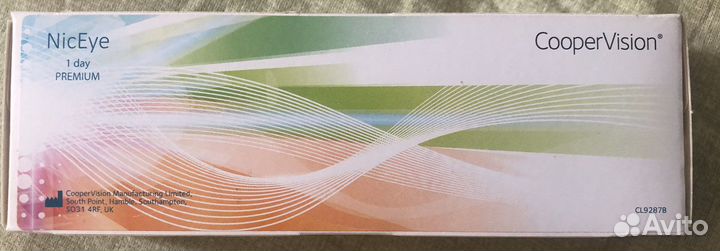 Линзы контактные однодневные