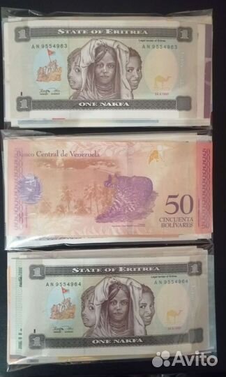 Банкноты разных стран мира, пресс