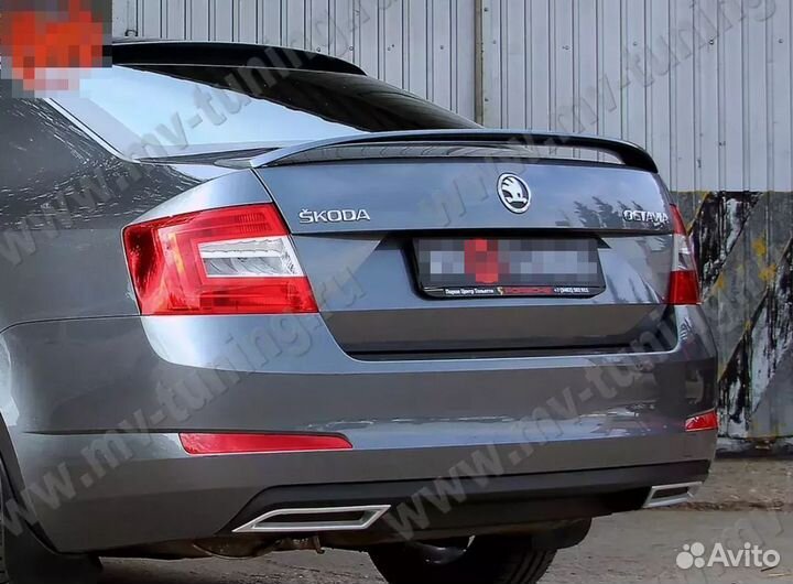 Спойлер RS style Skoda Octavia A7 III