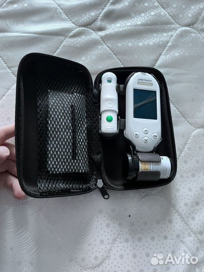 Глюкометрт с полосками рабочий