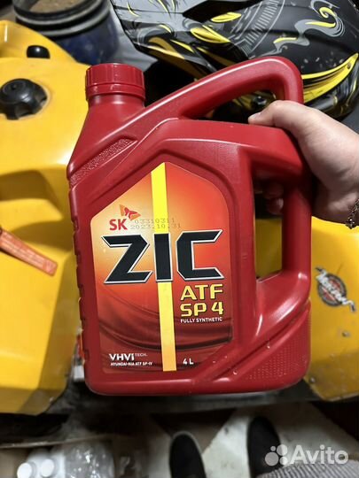 Масло ZiC ATF SP4 4л