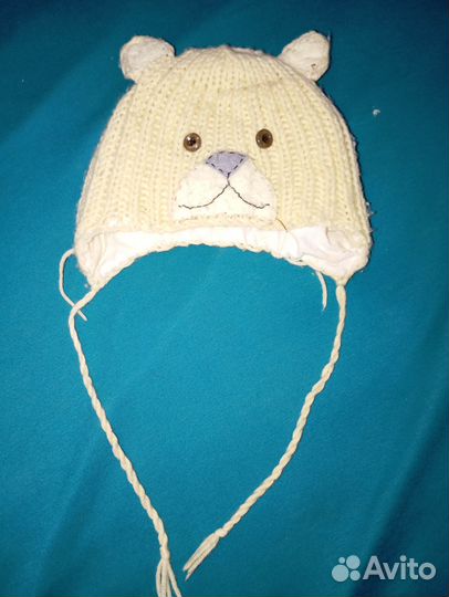 Шапка детская демисезонная на 5 -9 месяцев