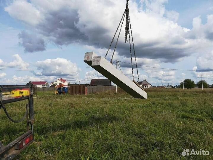 Фундамент на жб сваях