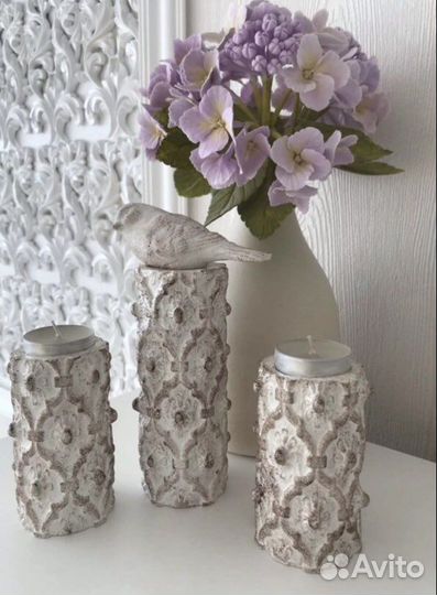 Подсвечник с чайной свечой