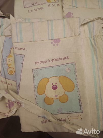 Бортики в детскую кроватку