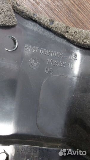 Обшивка крышки багажника задняя левая Bmw X6M E71