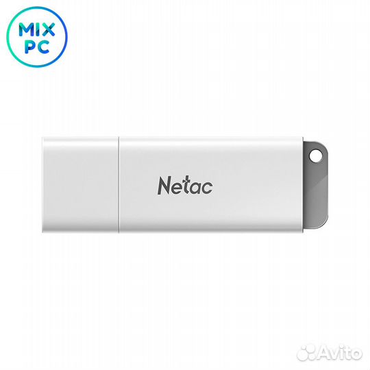 Флеш Диск 128GB Netac U185 White USB 2.0
