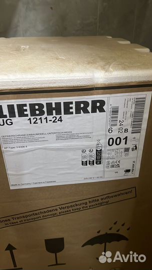 Новый Встроенный морозильник liebherr