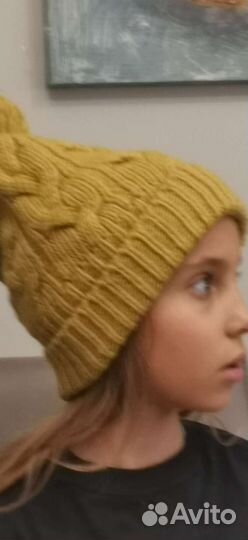 Шапка для девочки, шарф