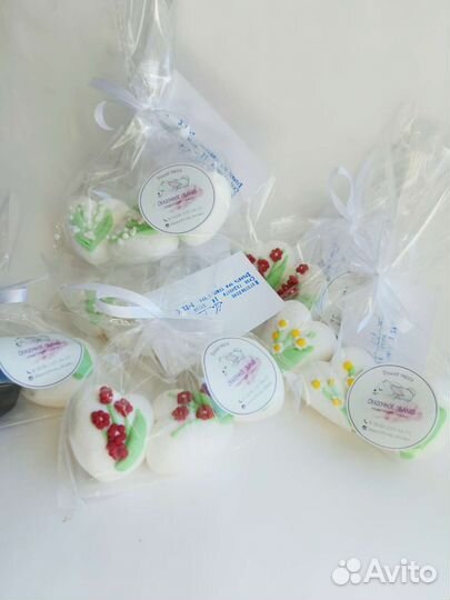 Самые вкусные сердечки маршмеллоу