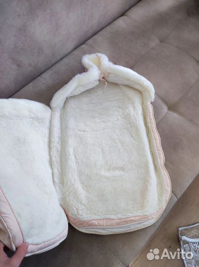 Комплект на выписку для девочки зима