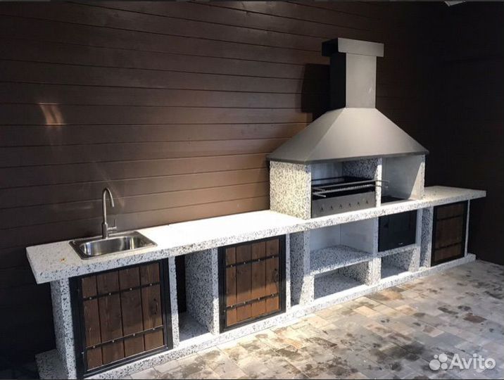 Модульная печь барбекю, печь под казан, тандыр