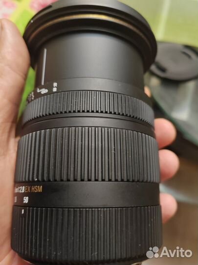 Sigma 17-50mm 1:2.8 ex OS Hsm состояние нового