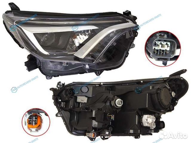 ST-212-11RVR Фара toyota RAV4 15-19 RH LED. с элек