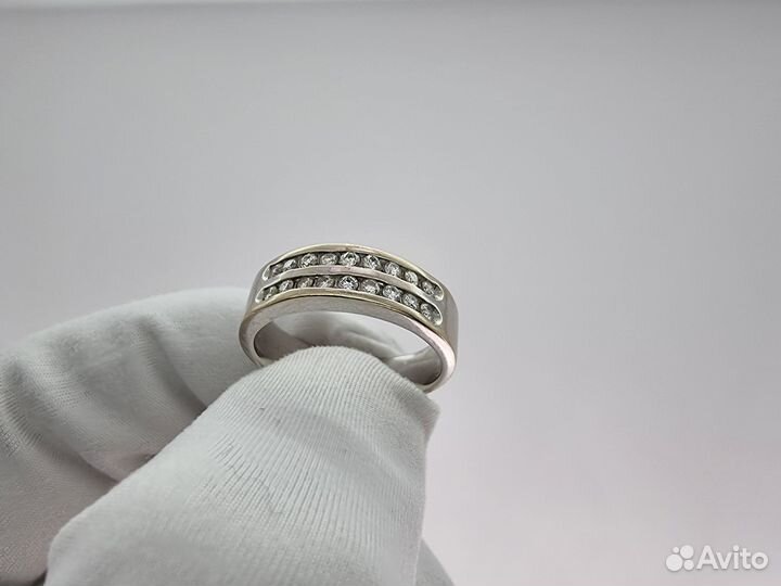 Золотое Кольцо 585 пробы с бриллиантами. Рассрочка