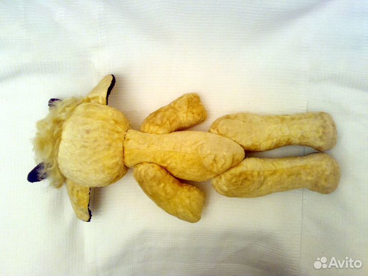 Плюшевая игрушка Коза-Дереза. На шарнирах. СССР