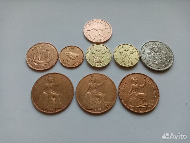 Иностранные монеты разных стран и времён