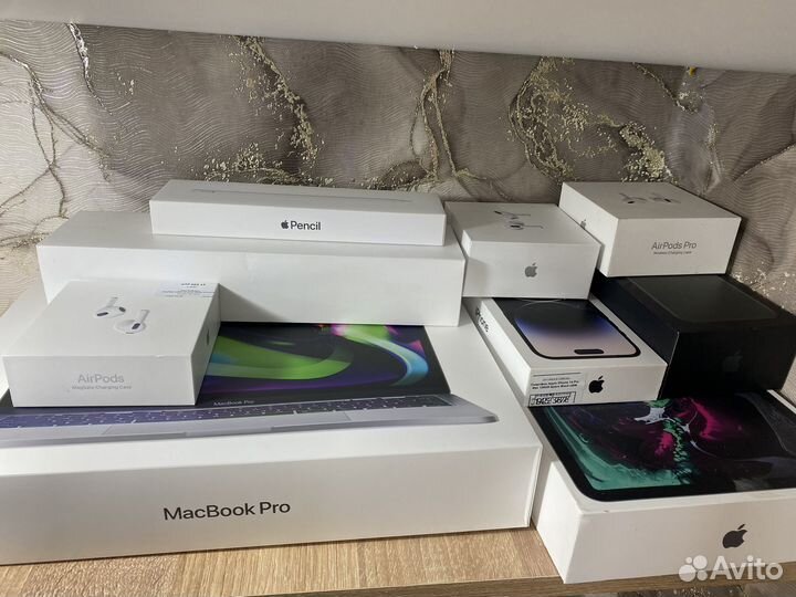 Коробки от техники apple