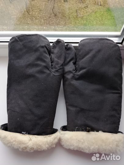 Рукавицы из овчины