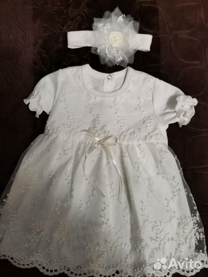 Нарядное платье для девочки размер 74