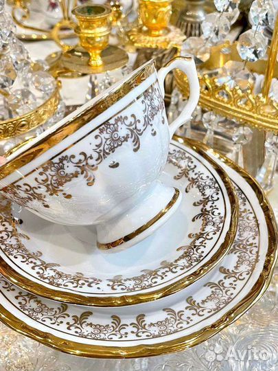 Антиквариат Чайное трио Walbrzich - Валбжих Польша