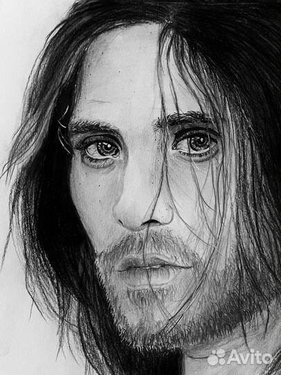Портрет по фото карандашом