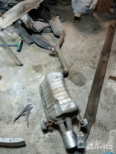 Выхлоп задняя часть мерседес clk w209