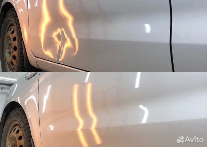 Удаление вмятин без покраски на Ferrari, пдр, PDR