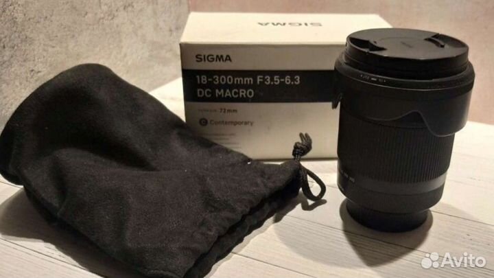 Объектив Sigma 18-300 F 3.5-6.3 DC macro (nikon F)