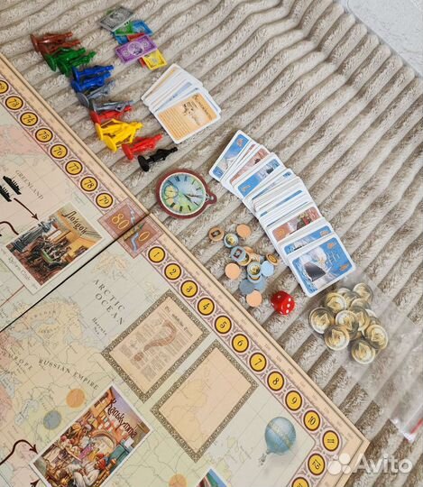 Настольная игра Вокруг света за 80 дней