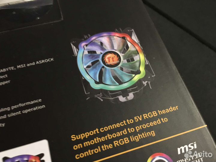 Кулер для процессора Thermaltake UX200 argb Новый