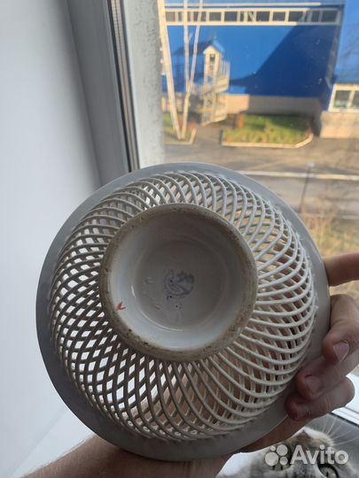 Ваза для фруктов фарфор СССР