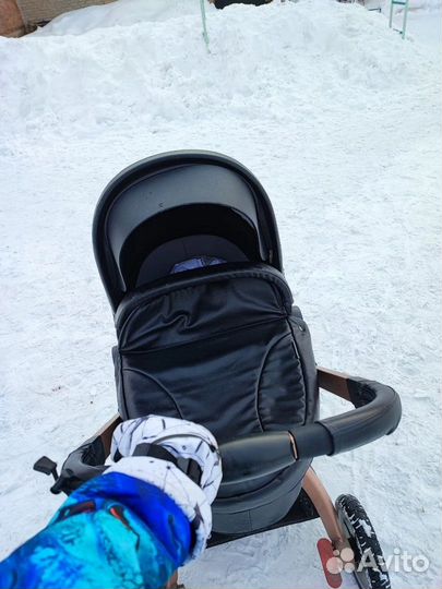 Коляска 3в1 hotmom