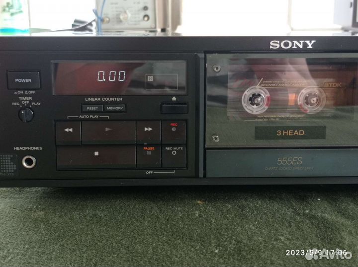 Дека кассетная Sony TC-K555ESX с пультом