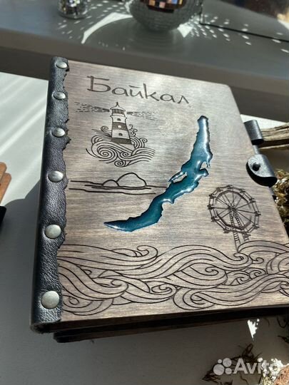Блокнот ручной работы с Байкалом