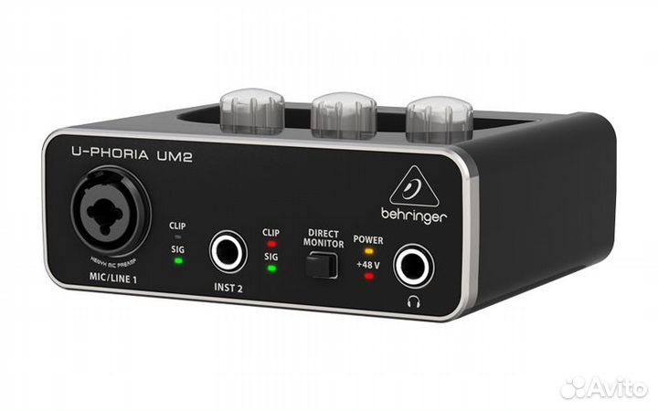 Звуковая карта Behringer UM2 Новая Гарантия