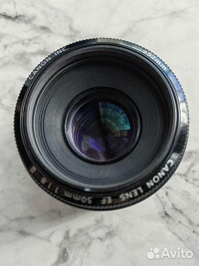 Объектив canon ef 50mm 1:1.8
