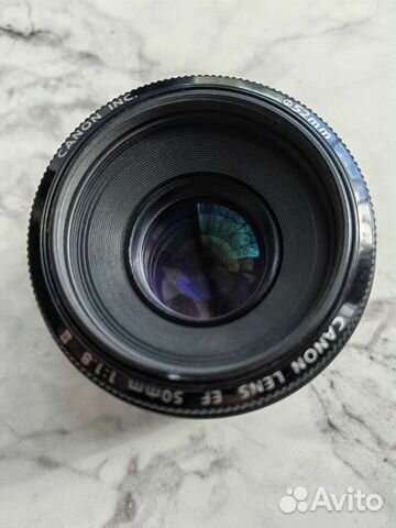 Объектив canon ef 50mm 1:1.8