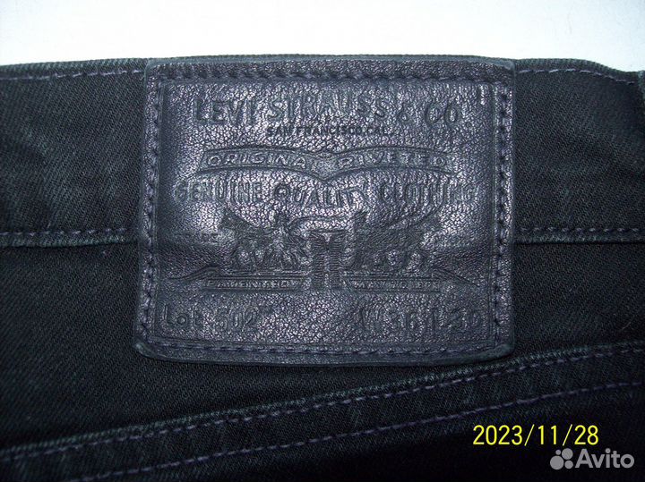 Джинсы levis W36/L30