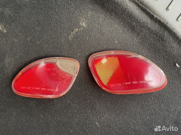 Катафоты заднего бампера nissan tino