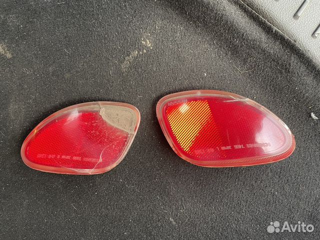 Катафоты заднего бампера nissan tino