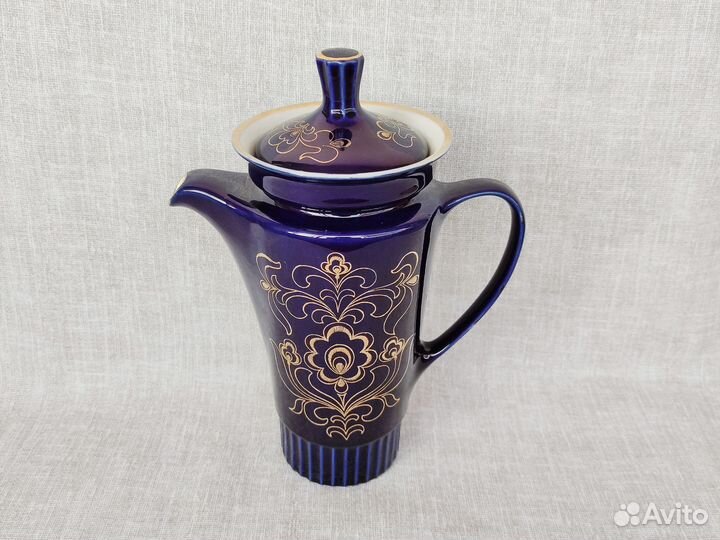 Сервиз фарфоровый (кобальт),ссср