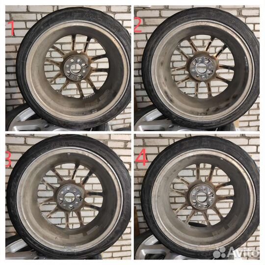 Ориг Work cr kai 17х8 215/40ZR17 полуслик Federal