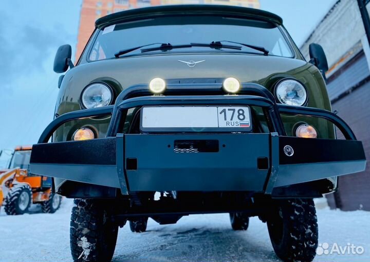 Передний бампер Аллигатор малый УАЗ 452 3303 39094