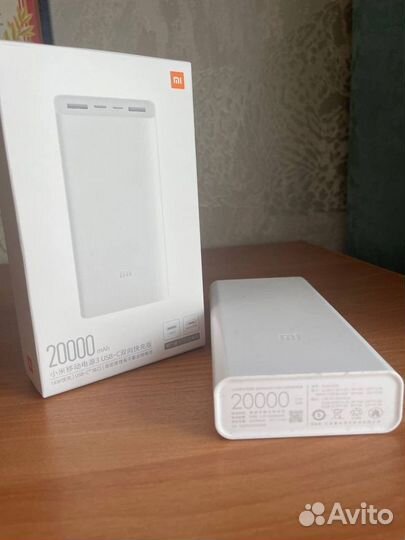 Powerbank xiaomi 20000 повербанк аккумулятор