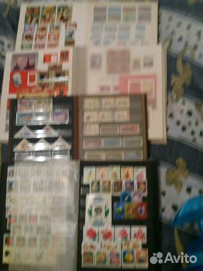 Почтовые марки СССР,Иностранные.Марки в альбомах.О