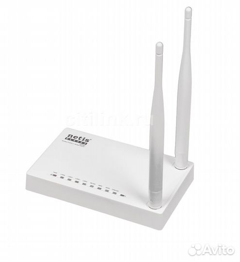 Wi-Fi роутер netis DL4323, adsl 2/2+, белый