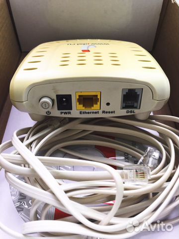 DSL модем + RJ-45 + RJ-11