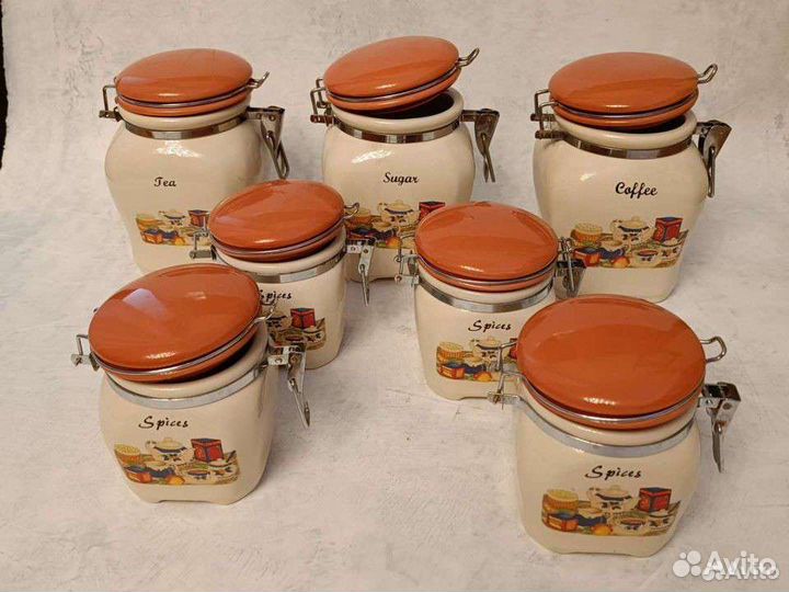 Банки для сыпучих продуктов. 7 пр